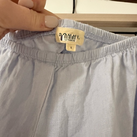 SOLD Donni Linen Simple Pant - Picture 5 of 6